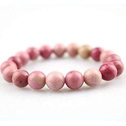 The Love Source Bracelet - Rhodochrosite Bracelet - Heart Chakra Bracelet - For Unconditional Love - Boosts Self-Confidence and Creativity - Love Bracelet - Stone Bracelet