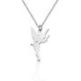 Princess Wendy Pendant Necklace Fairy Tale Quote Silhouette Jewelry
