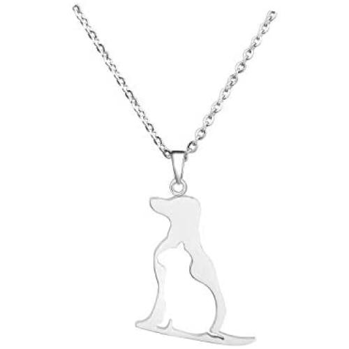 Dog Cat Necklace for Animals Lover Pets Necklace Personalized Gift