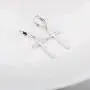 Sllaiss 925 Sterling Silver Dangle Cross Earrings for Womens Men Hinged Hoop Cross Earrings Huggie Drop Piercing Sllaiss 925 Sterling Silver Dangle Cross Earrings for Womens Men Hinged Hoop Cross Earrings Huggie Drop Piercing
