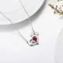 AOBOCO Nurse Necklace Sterling Silver Nurse Hat Charm with EKG Heartbeat Heart Necklace for Nurse Doctor Medical Student, Crystal from Austria AOBOCO Nurse Necklace Sterling Silver Nurse Hat Charm with EKG Heartbeat Heart Necklace for Nurse Doctor Medical Student, Crystal from Austria
