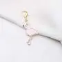 UJIMS Flamingo Lovers Gift Pink Enamel Flamingo Necklace Earring Set for Women Girl Flamingo Jewelry BFF Motivational Gift