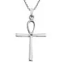 AeraVida Ankh Hieroglyph Eternal Life Simulated Blue Lapis-Lazuli .925 Sterling Silver Pendant Necklace