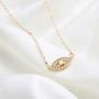 IEFRICH Gold Layered Necklace for Women, 14K Gold Plated Coin Medallion Evil Eye Cross Pendant Necklace Paperclip Chain Link Layering Necklaces for Women Teen Girls Jewelry Gifts
