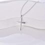 925 Sterling Silver Cross Pendant Necklace for Women Teen Girls Christian Easter Gifts, with Gift Box