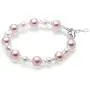 Baby Crystals Pretty Sterling Silver Bracelets for Girls with Pink and White Swarovski Simulated Pearls, Girls Jewelry, Pearl Bracelet for Girls, Birthday Gifts, Flower Girls Baby Crystals Pretty Sterling Silver Bracelets for Girls with Pink and White Swarovski Simulated Pearls, Girls Jewelry, Pearl Bracelet for Girls, Birthday Gifts, Flower Girls