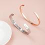 Melix Home You Fucking Got This Inspirational Bracelets for Women Stainless Steel Engraved Motivational Friend Encouragement Jewelry 