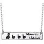 Sterling Silver Mama Llama Mother Child Animal Necklace Gifts for Mom Grandma Sterling Silver Mama Llama Mother Child Animal Necklace Gifts for Mom Grandma
