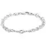 Vanbelle Sterling Silver Jewelry Hand-Made Fancy Infinity Link Chain Bracelets with Rhodium Plating for Women and Girls Vanbelle Sterling Silver Jewelry Hand-Made Fancy Infinity Link Chain Bracelets with Rhodium Plating for Women and Girls