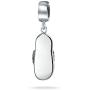 Personalize Vacation Pink Orange Flip Flop Sandal CZ Dangle Travel Charm Bead For Women 925 Sterling Silver Fits European Bracelet