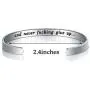 KUIYAI Keep Fucking Going Bracelet Keep Going and Never Fucking Give up Cuff Bangle Inspirational Gift Motivational Jewelry KUIYAI Keep Fucking Going Bracelet Keep Going and Never Fucking Give up Cuff Bangle Inspirational Gift Motivational Jewelry