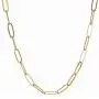 kelistom 14K Gold Plated Paper Clip Link Chain Choker Necklace for Women Teen Girls, 5mm Copper Oval Rectangle Link Chain Necklace Bracelet, 14”+2” Extension kelistom 14K Gold Plated Paper Clip Link Chain Choker Necklace for Women Teen Girls, 5mm Copper Oval Rectangle Link Chain Necklace Bracelet, 14”+2” Extension