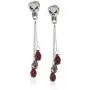 Marvel Comics Punisher Crystal Bead Dangle Earrings