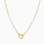 gorjana Womens Parker Mini Paperclip Link Chain Necklace, 18K Gold Plated, Chunky Clasp gorjana Womens Parker Mini Paperclip Link Chain Necklace, 18K Gold Plated, Chunky Clasp