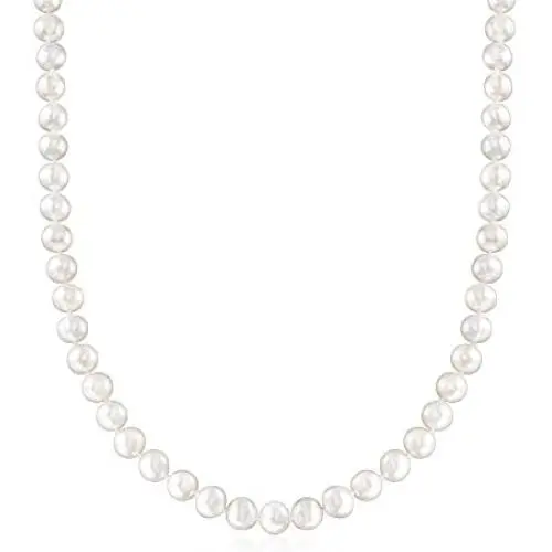Ross-Simons 7-8mm Cultured Pearl Necklace With Sterling Silver Magnetic Clasp