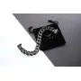 USWEL Matte Black Surgical Steel Miami Cuban Link Bracelet Hypoallergenic Solid Hip Hop Jewelry for Men Women 8'' Long 1.5'' Wide with Magnetic Closure and Gift Box Packing USWEL Matte Black Surgical Steel Miami Cuban Link Bracelet Hypoallergenic Solid Hip Hop Jewelry for Men Women 8'' Long 1.5'' Wide with Magnetic Closure and Gift Box Packing