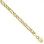 14k Yellow Gold 3.5mm Figaro Chain Necklace - with Secure Lobster Lock Clasp 14k Yellow Gold 3.5mm Figaro Chain Necklace - with Secure Lobster Lock Clasp