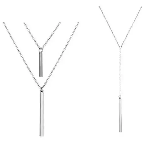Gold/Silver Simple Y Lariat Pendant Necklace Adjustable Circle Long Layered Jewelry Set for Women Gold/Silver Simple Y Lariat Pendant Necklace Adjustable Circle Long Layered Jewelry Set for Women