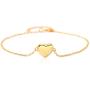 Fadilo Heart Bracelets for Women, 925 Sterling Silver Bracelets Cubic Zirconia Charm Adjustable Bracelet Jewelry Valentines Day Gifts