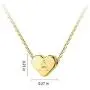 BFJLIFE Tiny Gold Initial Heart Necklace 18K Gold Filled Handmade Dainty Personalized Letter Heart Choker Necklace Gift for Women Necklace Jewelry