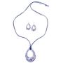 NOVICA Cute Ladybug Ceramic Jewelry Set for Girls Womens