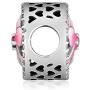 CKK Charm Classic Flower Charm S925 Sterling Silver Bead Compatible with Pandora Bracelet Women DIY Jewelry (Gradient Pink)