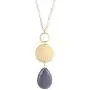 Natural Healing Stone Pendant Long Necklaces for Women Girls (32 inch+3 Inch Extender Chain) Natural Healing Stone Pendant Long Necklaces for Women Girls (32 inch+3 Inch Extender Chain)