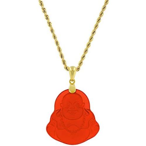 Laughing Buddha Red Jade Pendant Necklace Rope Chain Genuine Certified Grade A Jadeite Jade Hand Crafted, Jade Neckalce, 14k Gold Filled Laughing Jade Buddha necklace, Jade Medallion