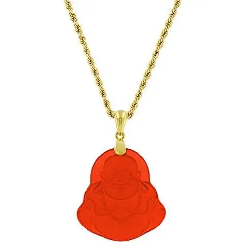Laughing Buddha Red Jade Pendant Necklace Rope Chain Genuine Certified Grade A Jadeite Jade Hand Crafted, Jade Neckalce, 14k Gold Filled Laughing Jade Buddha necklace, Jade Medallion