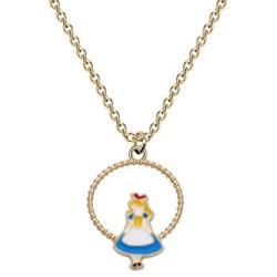 UJIMS in Wonderland Quote Gift Alice Pendant Necklace for Best Friend Fairy Tale Jewelry for Women Girls BFF Friendship Gift
