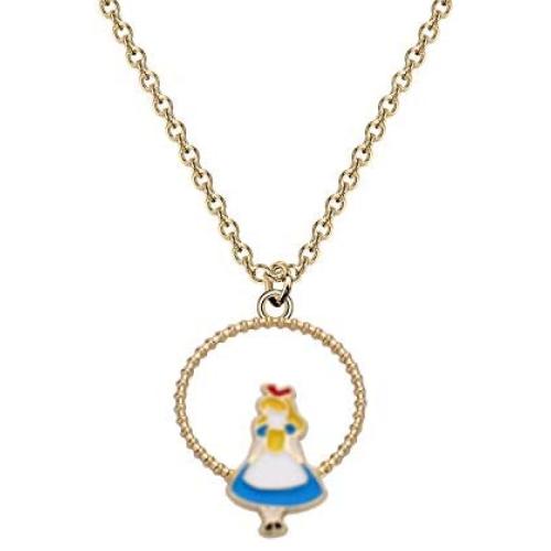 UJIMS in Wonderland Quote Gift Alice Pendant Necklace for Best Friend Fairy Tale Jewelry for Women Girls BFF Friendship Gift