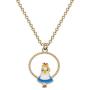 UJIMS in Wonderland Quote Gift Alice Pendant Necklace for Best Friend Fairy Tale Jewelry for Women Girls BFF Friendship Gift