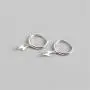 Cute Lightning Bolt Dangle Hoop Earrings for Women Girls 925 Sterling Silver with Charms Small Cartilage Huggie Hoops Drop Cuff Clip Earring Punk Dainty Fashion Jewelry Gifts for Best Friend