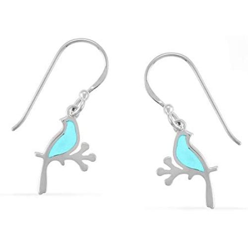 Boma Jewelry Sterling Silver Bird Earrings
