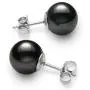 South Sea Tahitian Black Pearl Necklace Stud Earring Set for Women South Sea Tahitian Black Pearl Necklace Stud Earring Set for Women