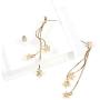 Lucky Star Pendant Tassel Dangle Earrings Fashion Long Shooting Star Drop Earrings Stud for Women Girls