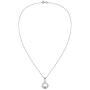 AeraVida Claddagh Heart Round Celtic Knot .925 Sterling Silver Pendant Necklace