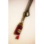 Vampire Blood in a Bottle Vial Necklace - Drink Me Necklace - Gothic Drink Me - Blood Vial - Halloween Jewelry Gift