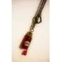 Vampire Blood in a Bottle Vial Necklace - Drink Me Necklace - Gothic Drink Me - Blood Vial - Halloween Jewelry Gift