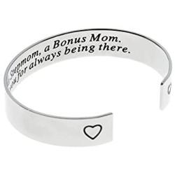 Mothers Day Gift, Not a Stepmom a Bonus Mom Thank You For Always Being There Stepmom Jewelry, Stepmother Birthday Gift