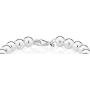 Miabella 925 Sterling Silver Italian Handmade 8mm Bead Ball Strand Chain Bracelet for Women 7, 7.5, 8 Inch Made in Italy