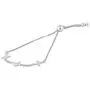 Charmsy Sterling Silver Jewelry Three Cross Adjustable Sliding Bolo Bracelet for Women