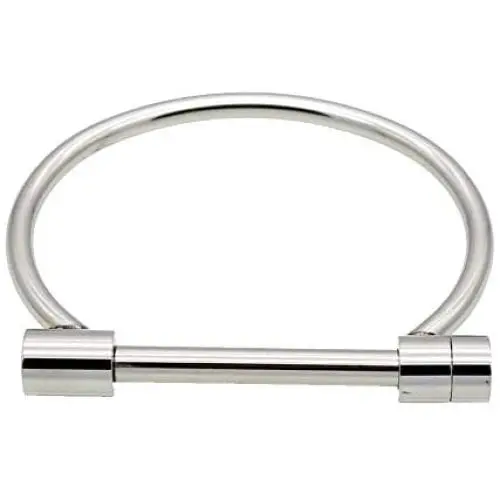 QEPOL Stainless Steel D Shape Bar Screw Shackle Horseshoe Novelty Fashion Bangle Bracelet Jewelry Unisex Couple gift QEPOL Stainless Steel D Shape Bar Screw Shackle Horseshoe Novelty Fashion Bangle Bracelet Jewelry Unisex Couple gift