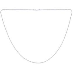 Simple Basic Thin 1 MM 925 Sterling Silver Rolo Cable Chain Necklace For Women For Teen Made In Italy 16 18 20 24 Inch