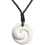 81stgeneration Womens Mens Hand Carved Bone Maori Double Koru Spiral Swirl Pendant Necklace 81stgeneration Womens Mens Hand Carved Bone Maori Double Koru Spiral Swirl Pendant Necklace