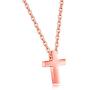 Anloo Tiny Small Cross Pendant Necklace for Boys Girls,Stainless Steel Small Crucifix Chocker Necklace for Young Toddler Kids