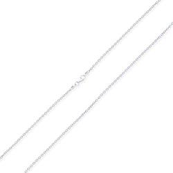 Simple Basic Thin 1 MM 925 Sterling Silver Rolo Cable Chain Necklace For Women For Teen Made In Italy 16 18 20 24 Inch