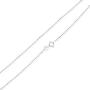 Sea of Ice Sterling Silver 1mm Round Ball Bead Chain Necklace for Women, Size 14'' - 36'' Italy