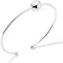 Miabella 925 Sterling Silver Italian Adjustable Bead Ball Polished Open Cuff Bangle Bracelet for Women 7.25-7.5 Inch, Made in Italy Miabella 925 Sterling Silver Italian Adjustable Bead Ball Polished Open Cuff Bangle Bracelet for Women 7.25-7.5 Inch, Made in Italy