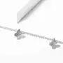 NICEMOVIC Dainty Butterfly Necklace for Women 18K Gold Choker Necklaces Butterfly Choker for Wife Girlfriend Friends Gifts